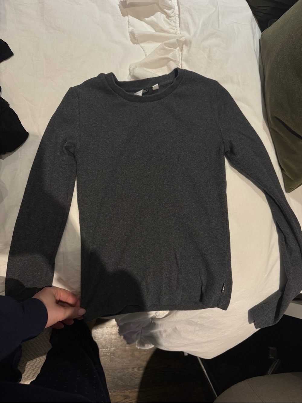 TNA Charcoal Longsleeve Tee